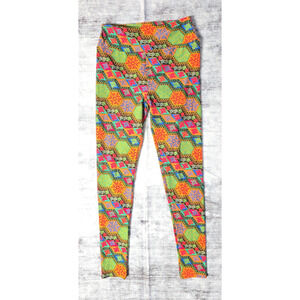 Lularoe - Kids L/XL Leggings - Multi Color Pattern - Sizes 8 - 14 A0038